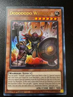 Dodododo Warrior 1st Edition DUAD-EN004 Duelist’s Advance Yu-Gi-Oh! - Image 1