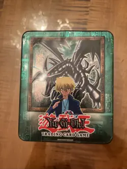 Yu-Gi-Oh 2002 Collectible Tin Joey Red-Eyes B. Dragon Empty Tin Only - Image 1