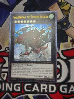 Yugioh Gaia Dragon, the Thunder Charger AP07-EN001 Ultimate Rare LP - Image 2