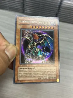 Yu-Gi-Oh! Chaos Emperor Dragon Envoy of the End IOC-000 1st Edition -LP - Image 1