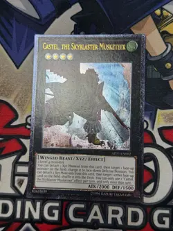 Yugioh Castel, The Skyblaster Musketeer AP07-EN002 Ultimate Rare MINT - Image 2