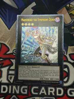Yugioh Maestroke the Symphony Djinn AP03-EN002 Ultimate Rare NM - Image 2