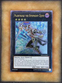 Yugioh Maestroke the Symphony Djinn AP03-EN002 Ultimate Rare NM - Image 1