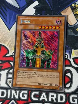 Yugioh Jinzo PSV-000 Secret Rare REVERSE FOIL VLP/NM Unlimited - Image 2