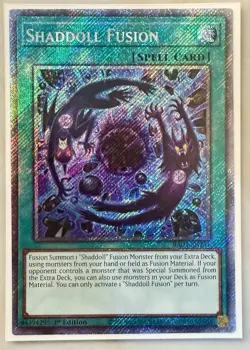 Shaddoll Fusion 1st Edition Platinum Secret Rare RA04-EN231 Yu-Gi-Oh! - Image 1