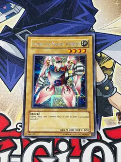 Yugioh Gamma the Magnet Warrior DOR-003 Prismatic Secret Rare Game Promo NM - Image 1