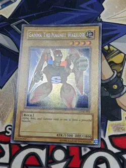 Yugioh Gamma the Magnet Warrior DOR-003 Prismatic Secret Rare Game Promo NM - Image 2