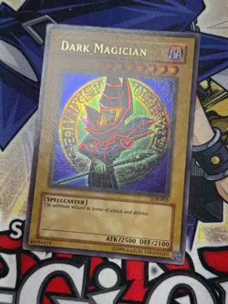 Yugioh Dark Magician LOB-005 VLP Original 2002 Ultra Rare - Image 3