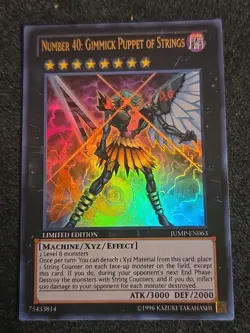 Number 40: Gimmick Puppet of Strings JUMP-EN063 LIMITED EDITION Ultra Rare VLP - Image 1