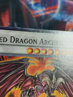 1st ed Red Dragon Archfiend LC5D-EN069 Common Yugioh Card Moderate Play - Image 5