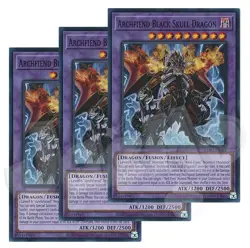 Yugioh - Archfiend Black Skull Dragon - NM - Plus Free Holo Card - Image 1