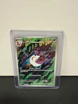 Pokemon TCG Arbok Card Temporal Forces Holo Illustration Rare Full Art 176/162 - Image 1