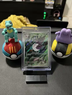 Pokemon TCG Arbok Card Temporal Forces Holo Illustration Rare Full Art 176/162 - Image 1
