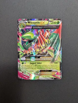 Pokemon TCG M Sceptile EX Holo Card 8/98 XY-Ancient Origins - Image 1