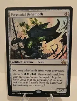 Perennial Behemoth MTG The Brothers' War Regular - Image 1