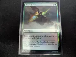 MTG Magic the Gathering FOIL Shoot Down BRO! - Image 1