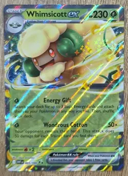 Pokemon TCG White Flare Whimsicott Ex Double Rare Holo 005/086 Trading Card TCG - Image 1