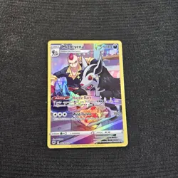 Pokemon TCG Astral Radiance Trainer Gallery Mightyena Holo Card TG09/TG30 - Image 1