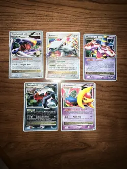 POKEMON 5 Card Lot Lvl X Arceus Lv.X HOLO • PLATINUM PROMO - Image 2