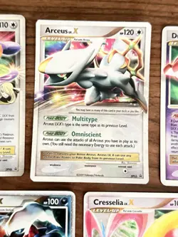 POKEMON 5 Card Lot Lvl X Arceus Lv.X HOLO • PLATINUM PROMO - Image 4