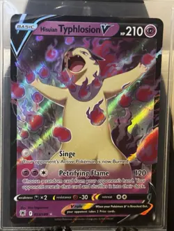 Hisuian Typhlosion V 053/189 Swsh10 Astral Radiance Holo UR NM Pokemon Card 2022 - Image 1