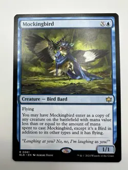 MTG TCG Mockingbird Bloomburrow Regular - Image 1