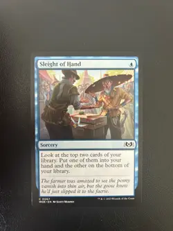 Sleight of Hand Wilds of Eldraine Regular Common Mtg 67 - Image 1