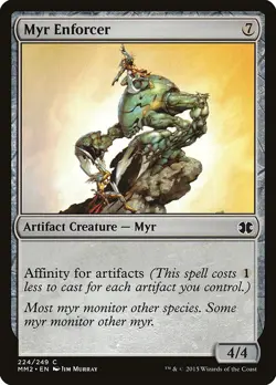 1x Myr Enforcer - NM - Various Masters Set - SPARROW MAGIC mtg - Image 1