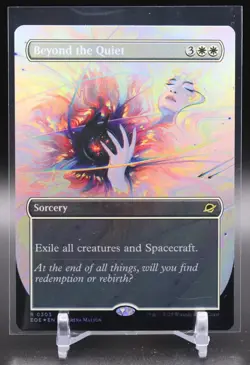 MTG Edge of Eternities *FOIL* SURREAL SPACE BORDERLESS R Beyond the Quiet #0303 - Image 1