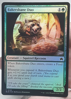 MTG - Bloomburrow - Bakersbane Duo - Foil - #0163 - Playset x4 - Near Mint - Image 1