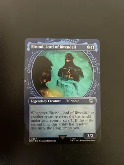 Foil Elrond, Lord of Rivendell (Showcase) The Lord Of The Rings Mtg 307 - Image 1