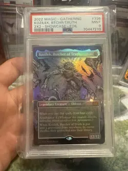 Mtg Kozilek Butcher Of Truth Showcase Foil Graded 9 PSA - Image 1