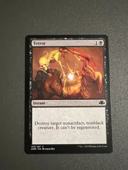 Terror - LP - MTG Dominaria Remastered - Magic the Gathering - Excellent - Image 1