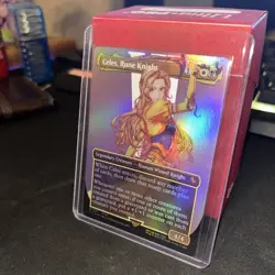Celes, Rune Knight (Borderless) Foil MTG Commander: FINAL FANTASY - Image 1