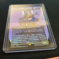 Celes, Rune Knight (Borderless) Foil MTG Commander: FINAL FANTASY - Image 3