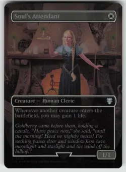 Soul's Attendant (Borderless) Foil U Commander: LotR MTG - Image 1