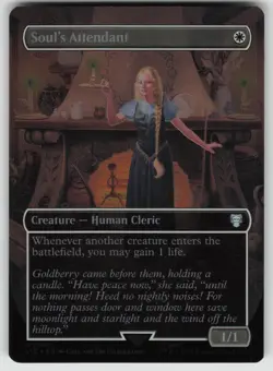 Soul's Attendant (Borderless) Foil U Commander: LotR MTG - Image 1