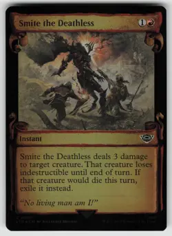 Smite the Deathless (Showcase Scrolls) Foil C Universes Beyond: LotR MTG - Image 1