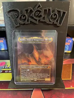 MTG Rodan Titan Of Winged Fury (Vadrok Apex Of Thunder) Borderless NM - Image 1