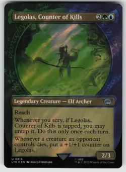 Legolas, Counter of Kills (Showcase) Foil U Universes Beyond: LotR MTG - Image 1