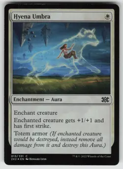 Hyena Umbra Foil C Double Masters 2022 13 MTG - Image 1