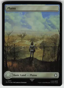 Plains (0317) Foil L Universes Beyond: Fallout 317 MTG - Image 1