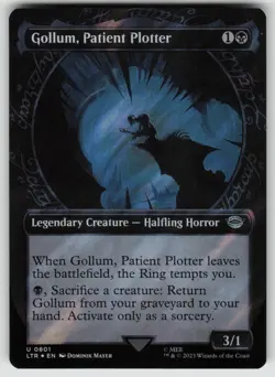 Gollum, Patient Plotter (Showcase) (Surge Foil) Foil Universes Beyond: LotR MTG - Image 1