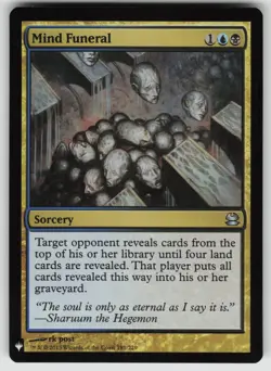 Mind Funeral Foil U The List Reprints 181 MTG - Image 1