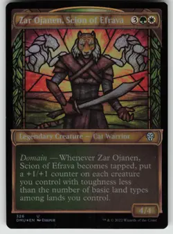 Zar Ojanen, Scion of Efrava (Showcase) Foil U Dominaria United 326 MTG - Image 1