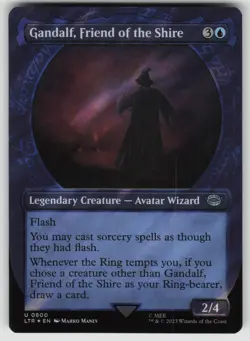 Gandalf, Friend of the Shire (Showcase) (Surge Foil) Universes Beyond: LotR MTG - Image 1