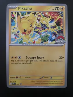 Pikachu Promo 2025 World Championships SVP EN 225 Pokemon Worlds BRAND NEW PROMO - Image 1
