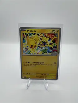 Pikachu Promo 2025 World Championships SVP EN 225 Pokemon Worlds BRAND NEW PROMO - Image 1