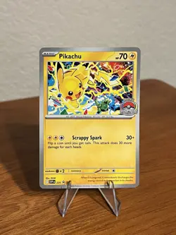 Pikachu Promo 2025 World Championships SVP EN 225 Pokemon Worlds BRAND NEW PROMO - Image 1
