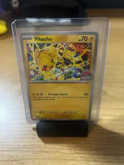 Pikachu Promo 2025 World Championships SVP EN 225 Pokemon Worlds BRAND NEW PROMO - Image 1